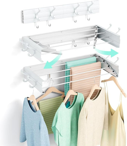 BAKON Wall Mounted Foldable Clothes Drying Rack by BAKON