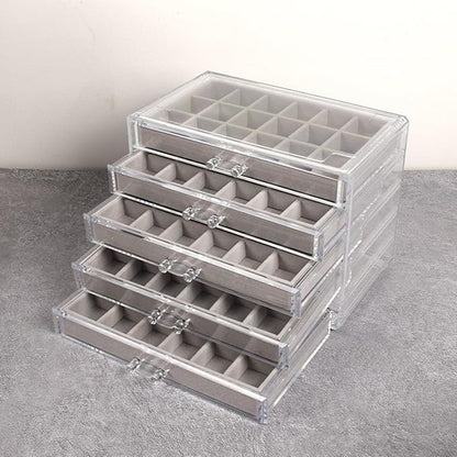 Space Saving Acrylic Cosmetic Storage Drawers Multi Drawers Acrylic Organizer - Image 7