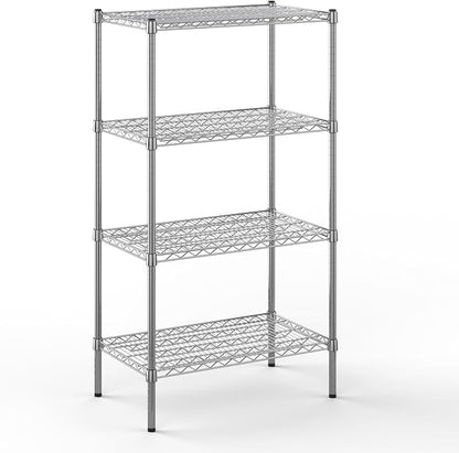 18" Deep x 30" Wide x 54" Height Wire Shelving Kit | 4-Tier | NSF Commercial by Regal+Altair