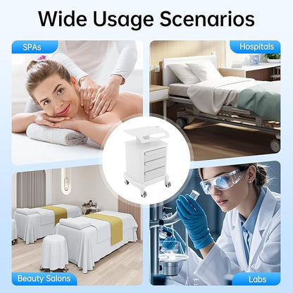 3 Tiers Beauty Storage Cart - Image 2