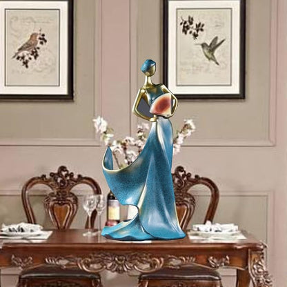 Wine Rack, Wine Bottle Holder Decorative, Lady Wine Holder, Single Wine Holder - Image 5