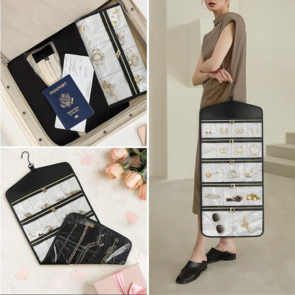 CHICECO Travel Jewelry Holder Organizer, Hanging Jewelry Organizer Storage - Image 5