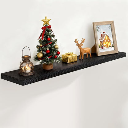 Fun Memories Black 55Inch Floating Shelves by FunMemories