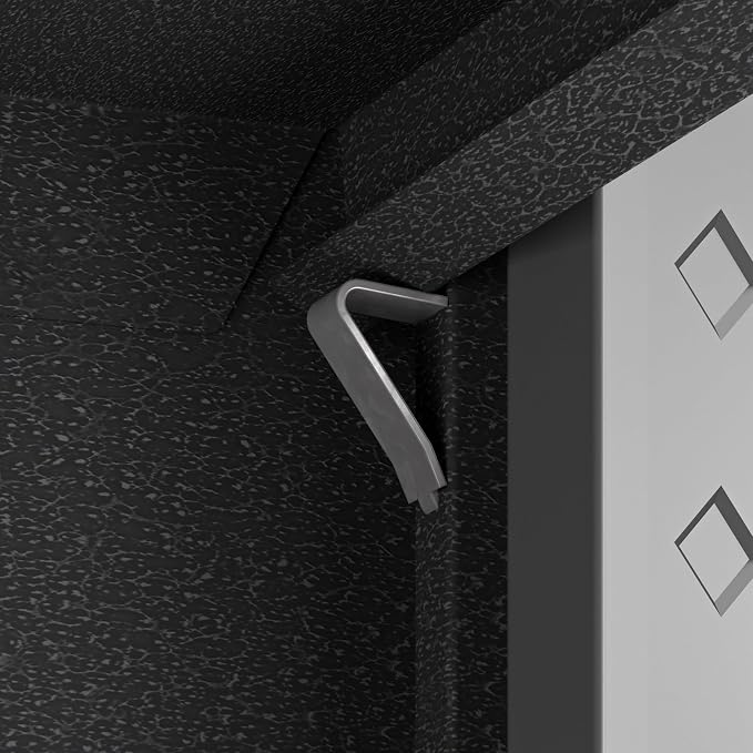 Manhattan Comfort Fortress Textured Metal 31.5" Garage Mobile Cabinet - Image 16