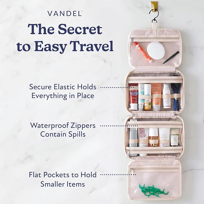 VANDEL Waterproof Hanging Toiletry Bag - Image 2