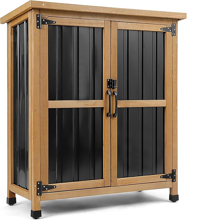 Weatherproof Outdoor Storage Cabinet by PETSCOSSET