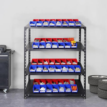 VEVOR Plastic Stackable Storage Bins 24 Pack, Hanging Stackable Storage - Image 8