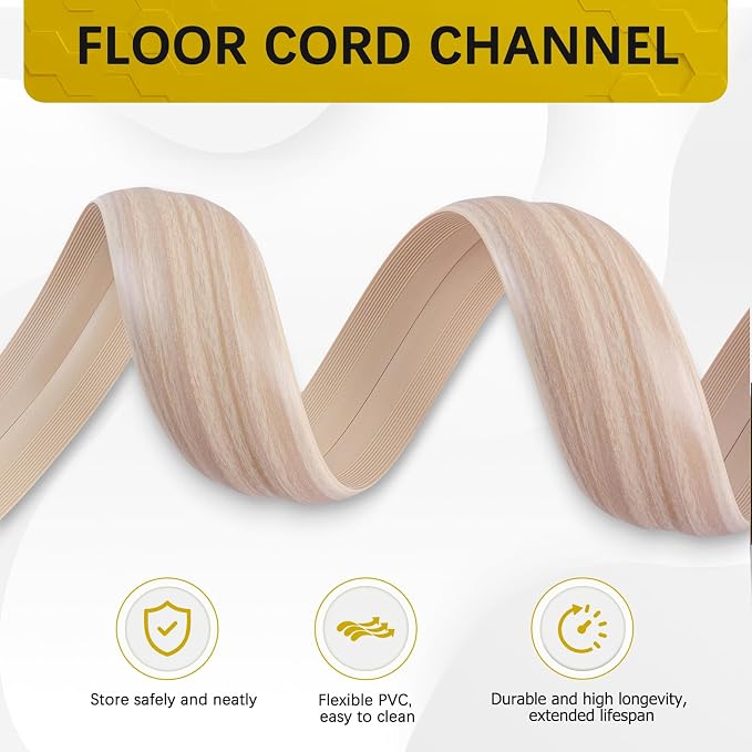 Floor Cord Cover 3.3FT Cord Covers - Image 3