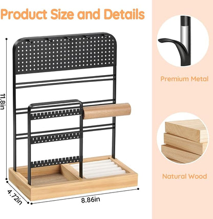 QILICHZ 5-Tier Jewelry Holder, Jewelry Organizer Stand - Image 7
