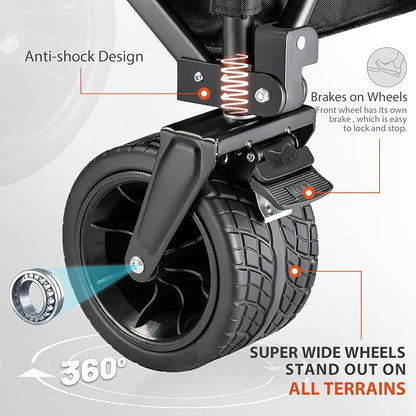EchoSmile Collapsible Folding Wagon Cart - Image 4