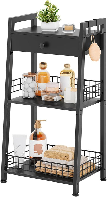 3-Tier Bathroom Ladder Shelf by Gewudraw