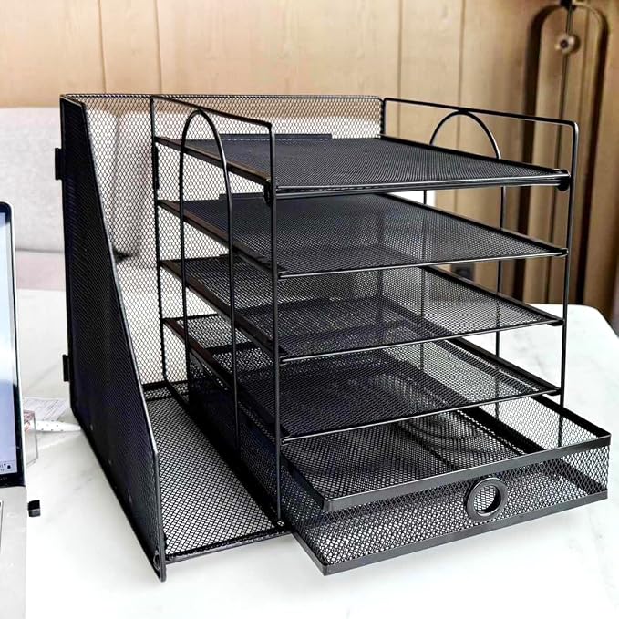 5-Tier Paper Letter Organizer by Unknown