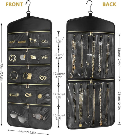 CHICECO Travel Jewelry Holder Organizer, Hanging Jewelry Organizer Storage - Image 5