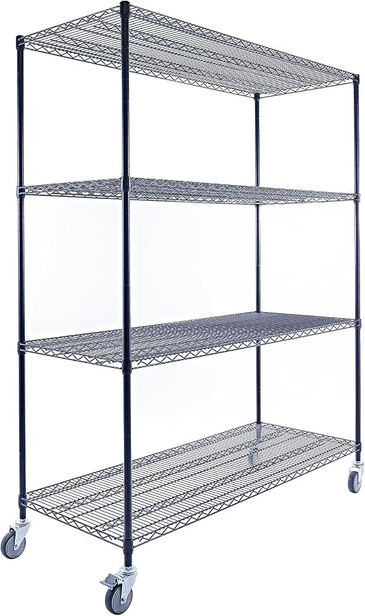 NSF Commercial 4-Tier Wire Shelving - Image 4