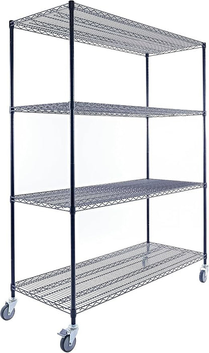 NSF Commercial 4-Tier Wire Shelving - Image 4