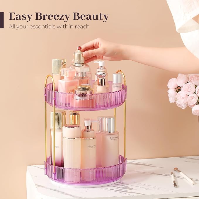 Aveniee Rotating Makeup Organizer - Image 2