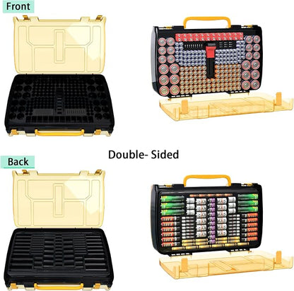 ALCYON Large Capacity 269 Battery Organizer Storage Case - Image 2