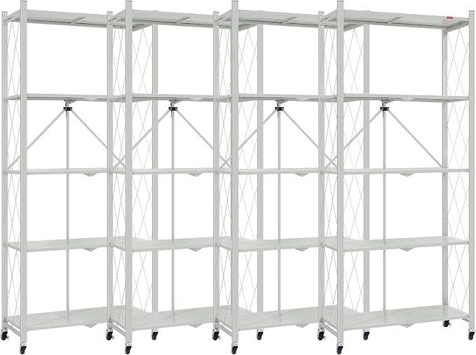 DEANIC 5 Tier Foldable Storage Shelves by ShowNow