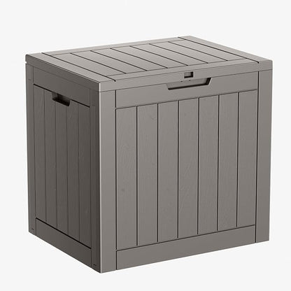 31 Gallon Resin Deck Box, Lockable Patio Outdoor Storage Box by OutdoorLivingPerfected