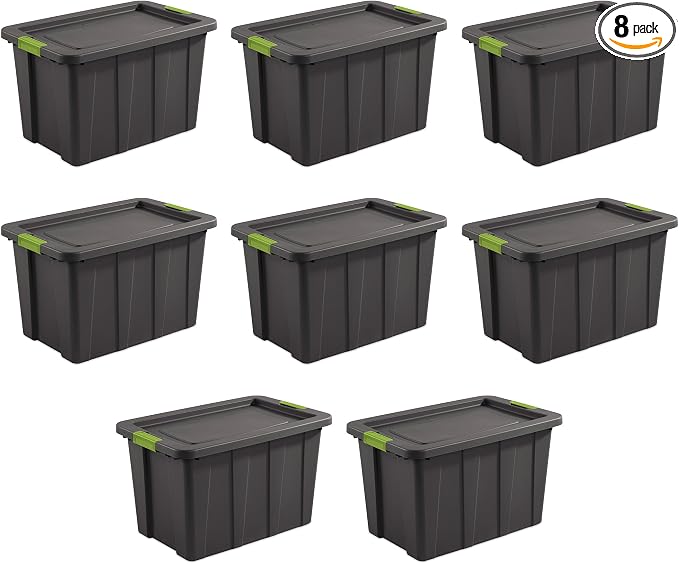 Sterilite 8-Pack Storage Bins by Sterilite