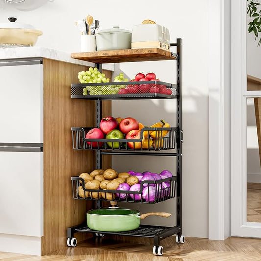HapiRm Fruit Basket Kitchen Cart by HapiRm