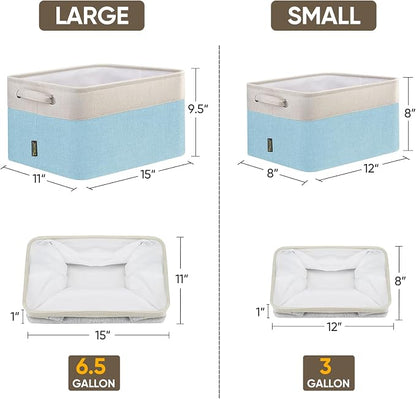 BALEINE 4 Pack Fabric Storage Bins - Image 2