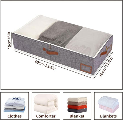 Yawinhe Under Bed Storage, 2 Pack Closet Organizers, Collapsible Container Bags - Image 5