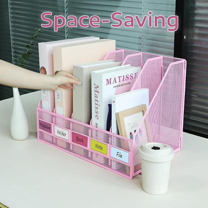 Desk Organizers, Metal Magazine File Holder - Image 6