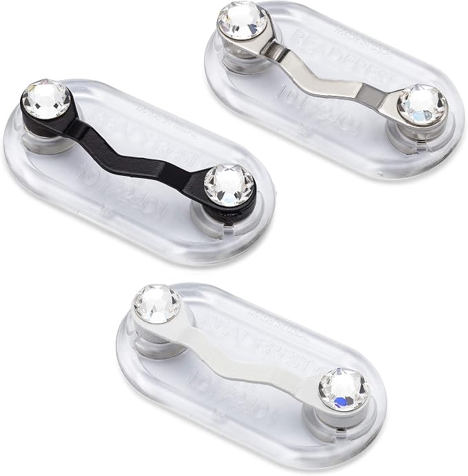 Readerest Magnetic Glasses Holder, Magnet Clip by READEREST