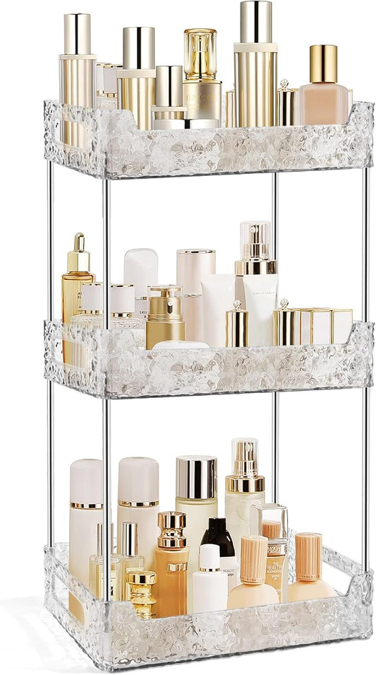 3-Tier Bathroom Counter Organizer Countertop Storage, Dresser Organizer Vanity by TENDER+EPOCH