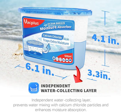 Vacplus Moisture Absorbers 6 Pack, 10.5 Oz Portable Humidity Absorber Boxes - Image 4