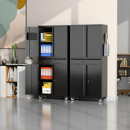 SUXXAN 71" Metal Garage Storage Cabinet - Image 2