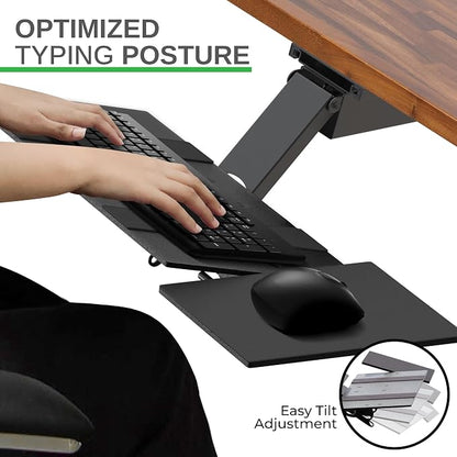 Uncaged Ergonomics KT2-b Under-Desk Adjustable Height & Angle Sit to Stand Up - Image 8