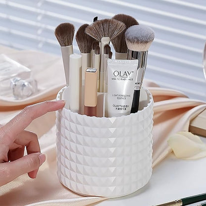 Anyoifax Makeup Brush Holder Organizer 360°Rotating Make Up Brushes Container - Image 7