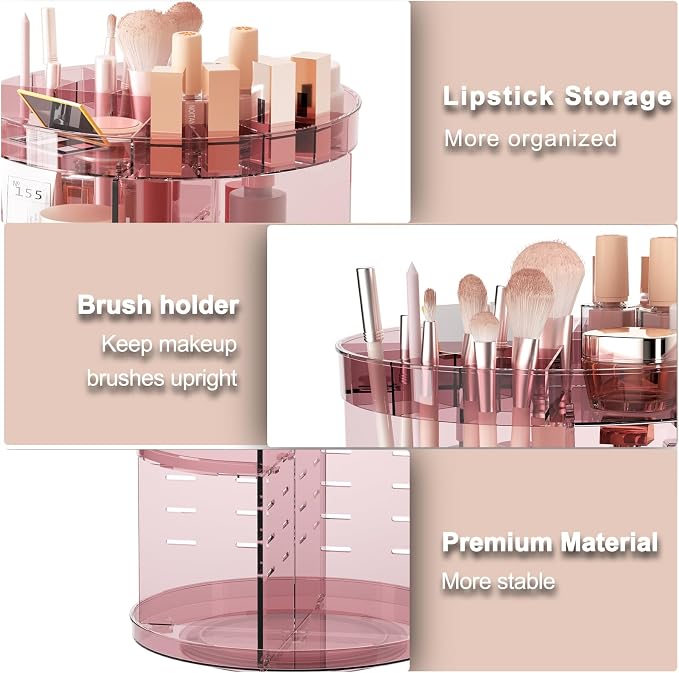 360 Rotating Makeup Organizer - Image 7
