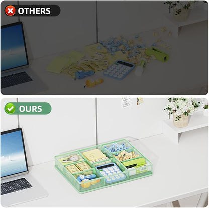 Marbrasse Desk Drawer Organizer, Metal Mesh Drawer Organizer Tray - Image 6