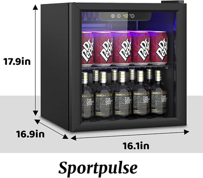 Compact 60 Can/1.3 Cu.Ft Mini Fridge - Image 4
