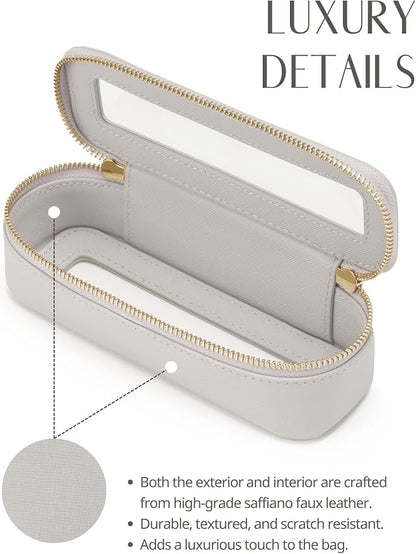 Popvibe Clear Makeup Bag Travel Cosmetic Case Transparent Toiletry Bag - Image 6