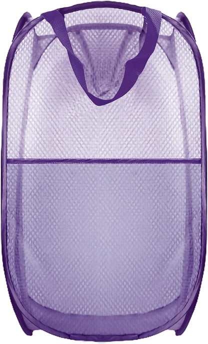 Collapsible Pop Up Laundry Hamper, Extra Large Mesh Foldable Laundry Basket by BuyongwantJewelry