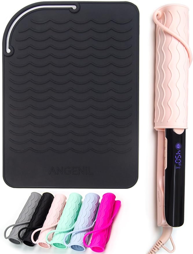 ANGENIL Heat Resistant Mat for Curling Irons, Hair Straighteners, and Flat Irons by ANGENIL