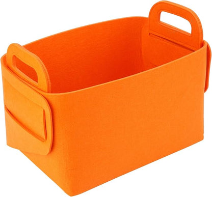 Minoisome Storage Basket Felt Storage Bin Collapsible& Convenient Box Organizer by Unknown