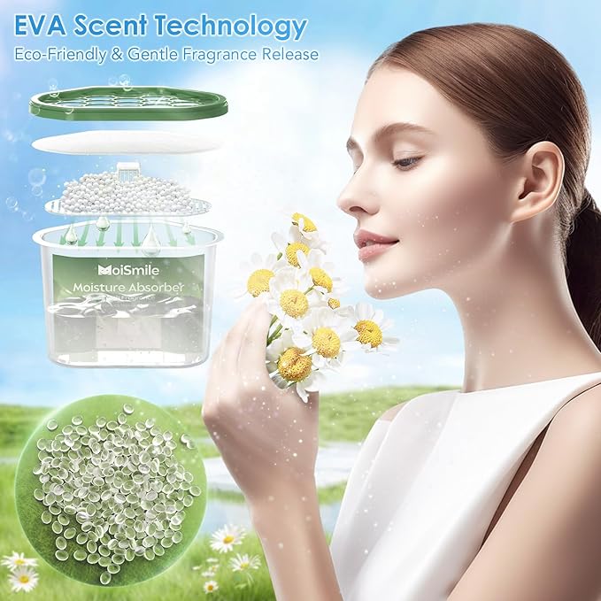 Moisture Absorbers 6 Pack, Fresh Fragrance Closet Dehumidifier - Image 7