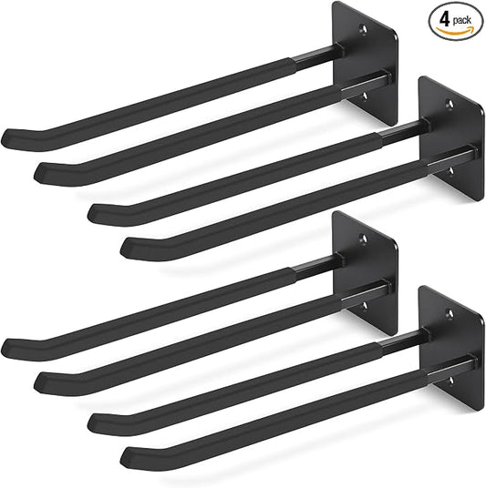 14 Inches Extra Large Garage Hooks, Tool Hanger Long Utility Storage Hooks by Heevir