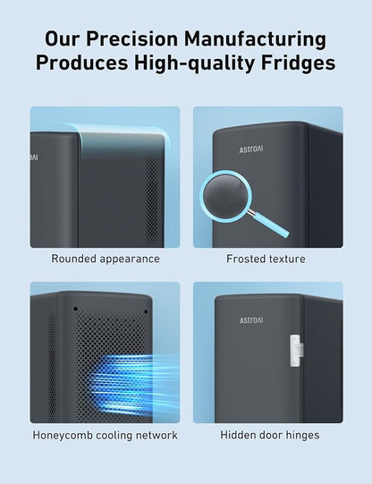 AstroAI Mini Fridge 2.0 Gen, 6 Liter/8 Cans Makeup Skincare Fridge 110V AC/ 12V - Image 5
