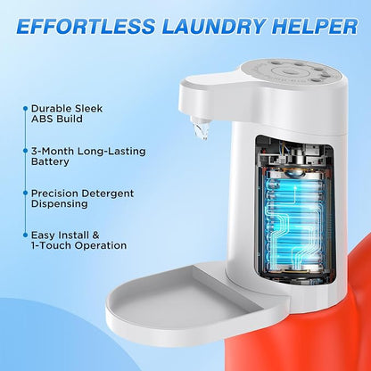 Electric Laundry Detergent Dispenser, 2000mAh USB-C Rechargeable Laundry Soap - Image 5