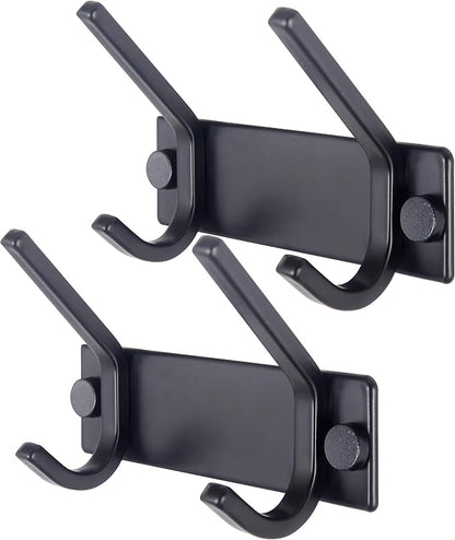 WEBI Coat Rack Wall Mounted, 2 Coat Hooks by WEBI