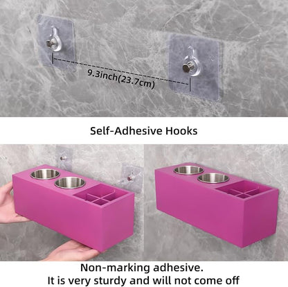 Hair Dryer Countertop Holder, Hair Tool Organizer Wall Mount, Blow Dryer Holder - Image 4