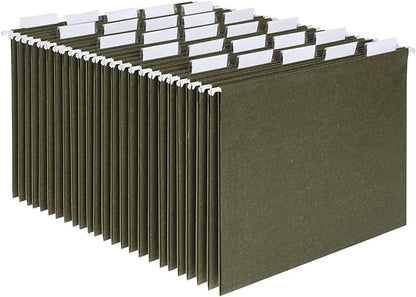 Pendaflex Hanging File Folders, Letter Size, Standard Green, 1/5-Cut Adjustable by TOPSProducts