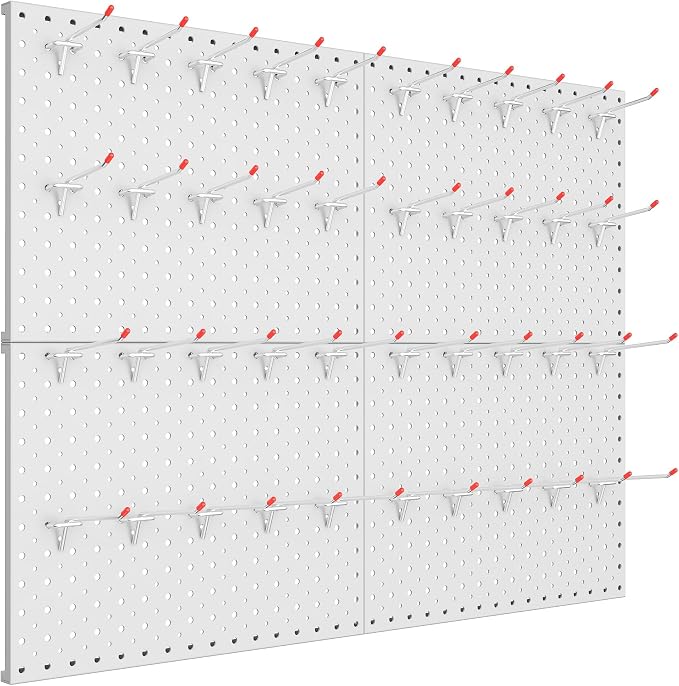 TORACK Metal Pegboard Panels and Hooks by TORACK