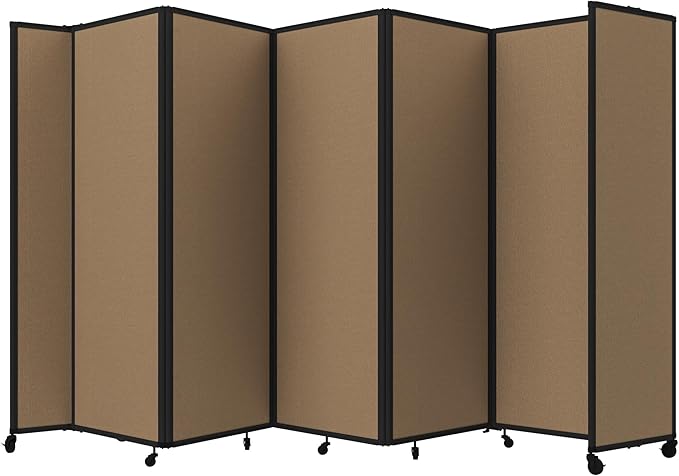 Versare Room Divider 360 Portable Wall Partition | Folding Panels | Large by VERSARE
